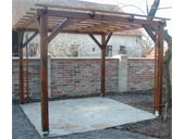 pergola teak
